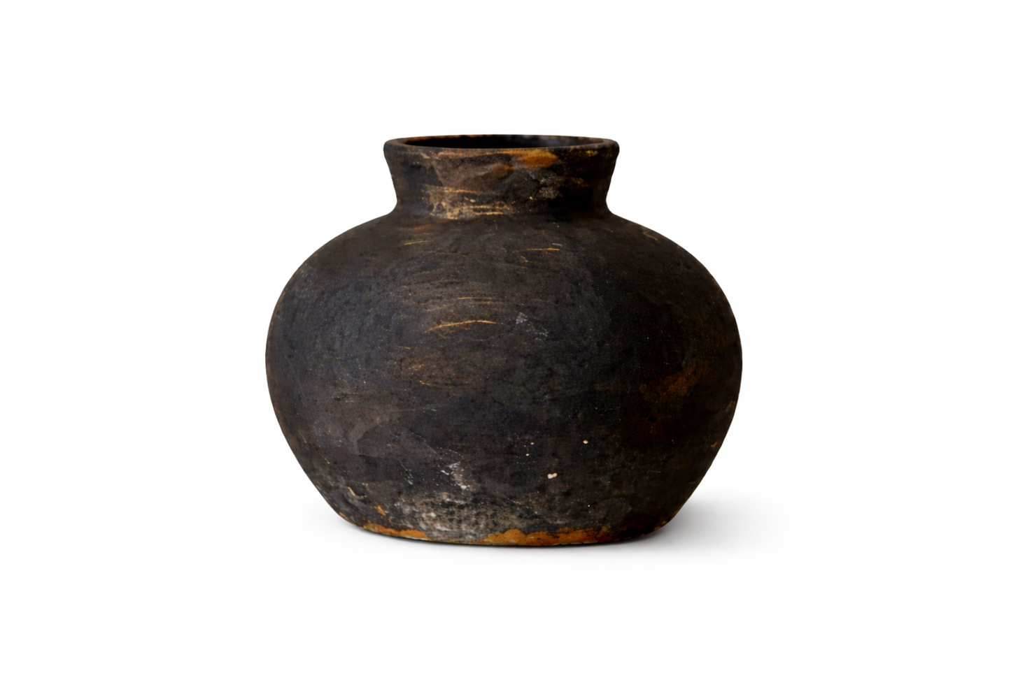 Vase décoratif en céramique noire – Vase de caractère
