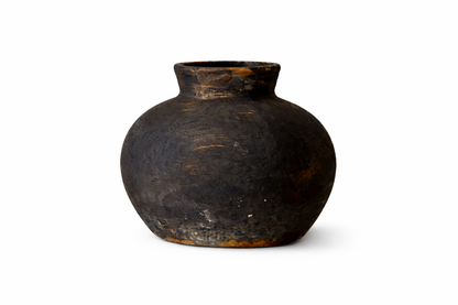 Vase décoratif en céramique noire – Vase de caractère