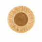 Décoration murale ronde en fibres naturelles Ø37 cm – Style bohème