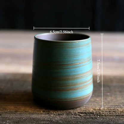 Tasse en céramique artisanale – Émail texturé